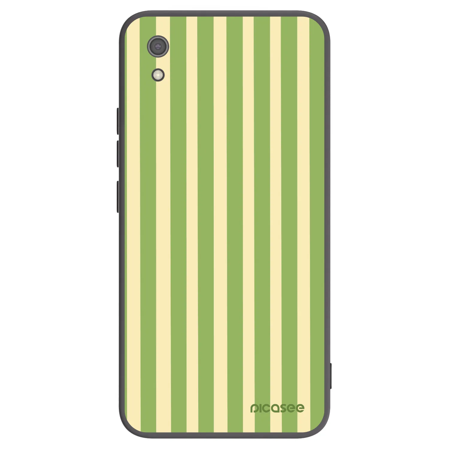 Picasee silikonski črni ovitek za Xiaomi Redmi 7A - Lines Matcha