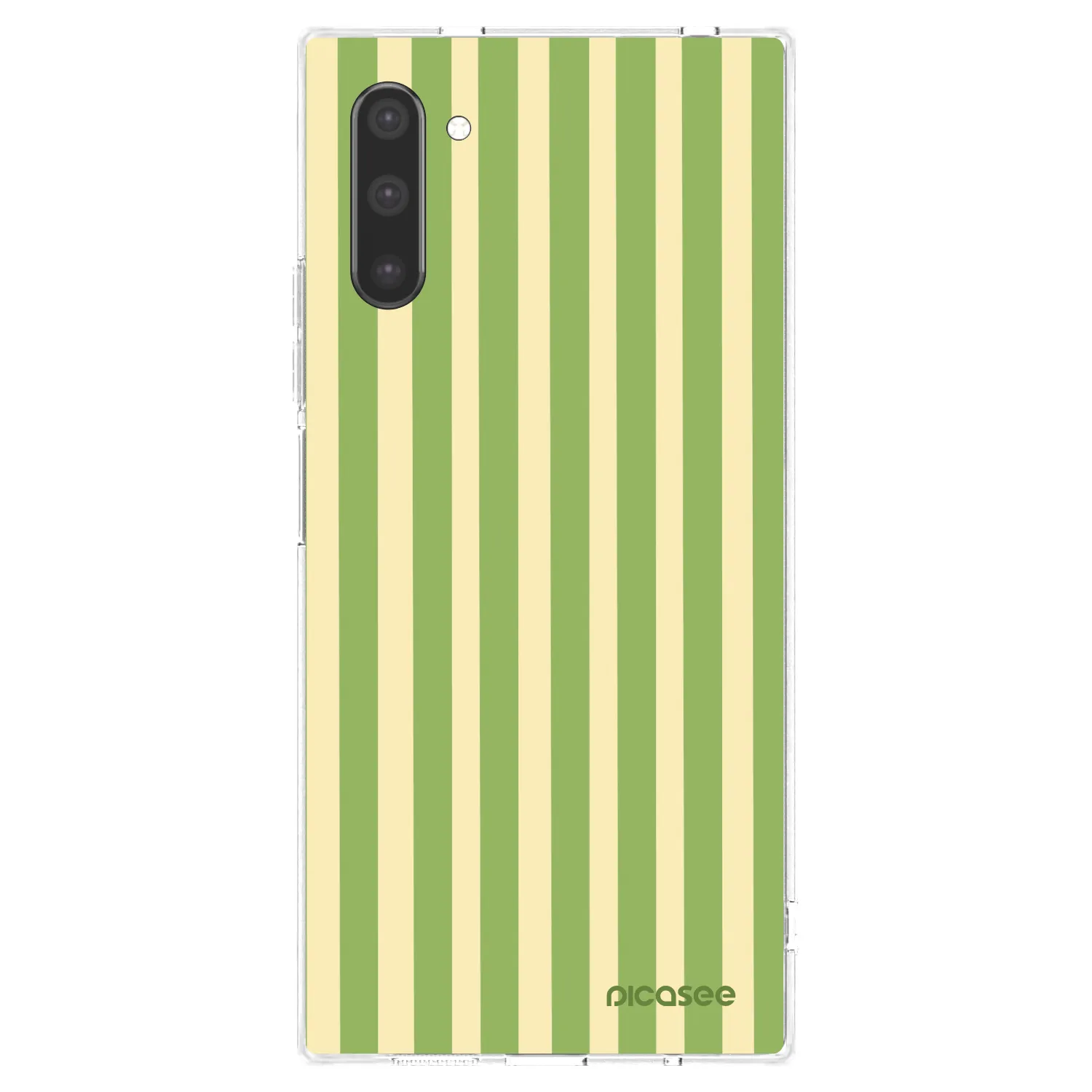 Picasee silikonski prozorni ovitek za Samsung Galaxy Note 10 N970F - Lines Matcha
