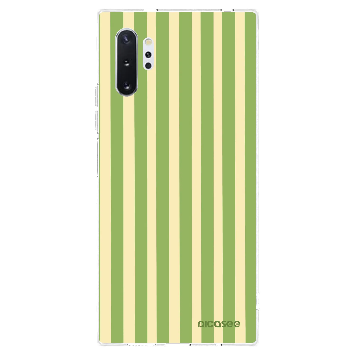 Silikonski prozorni ovitek za Samsung Galaxy Note 10+ N975F - Lines Matcha