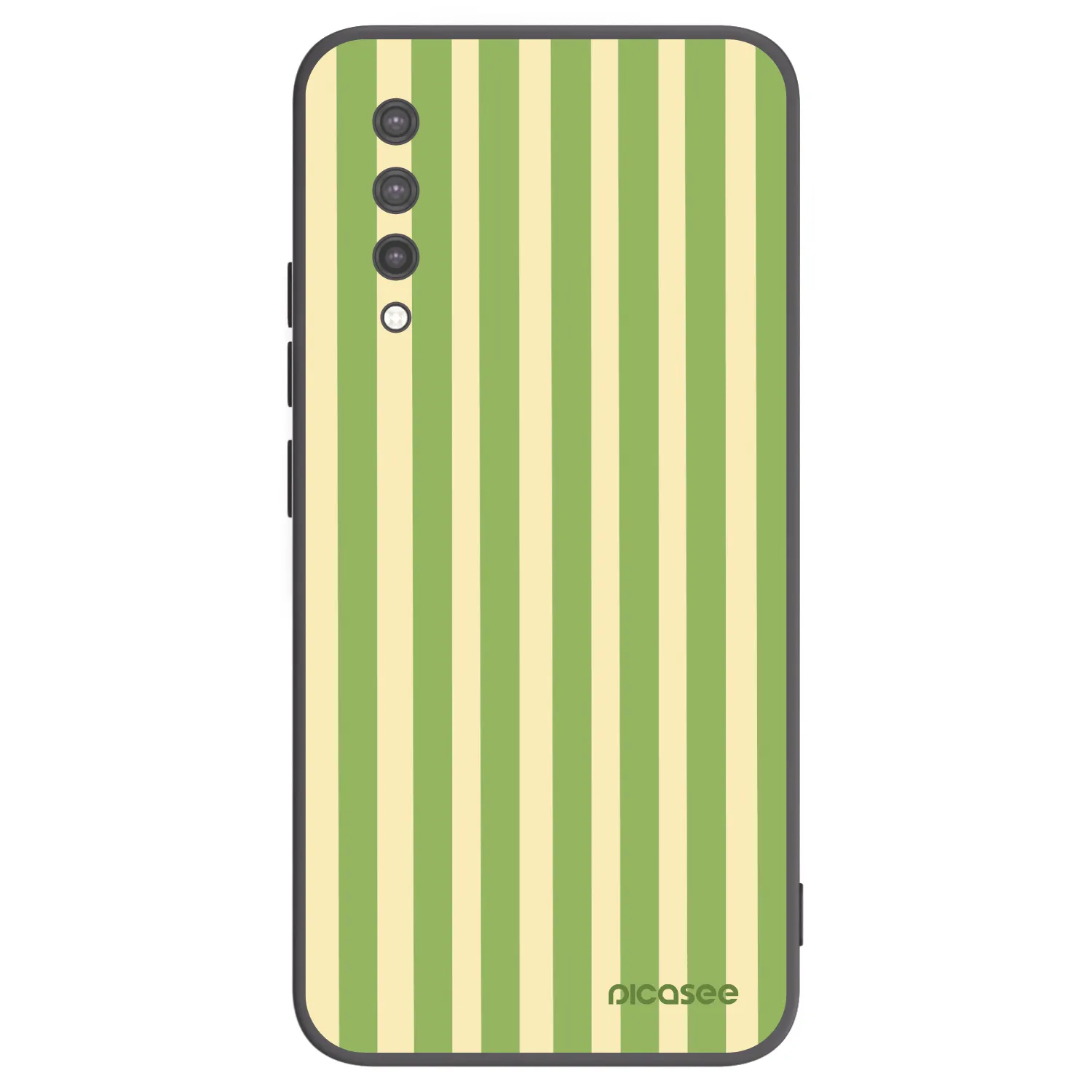 Picasee silikonski črni ovitek za Xiaomi Mi 9 Lite - Lines Matcha