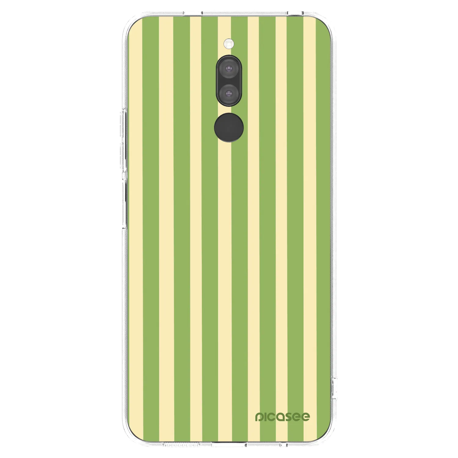Picasee silikonski prozorni ovitek za Xiaomi Redmi 8 - Lines Matcha