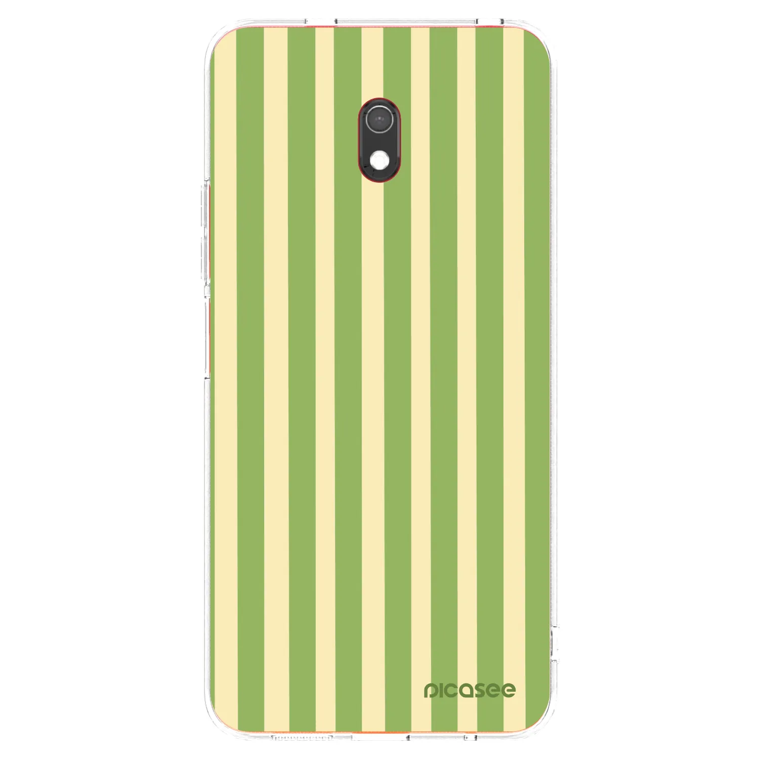 Picasee silikonski prozorni ovitek za Xiaomi Redmi 8A - Lines Matcha