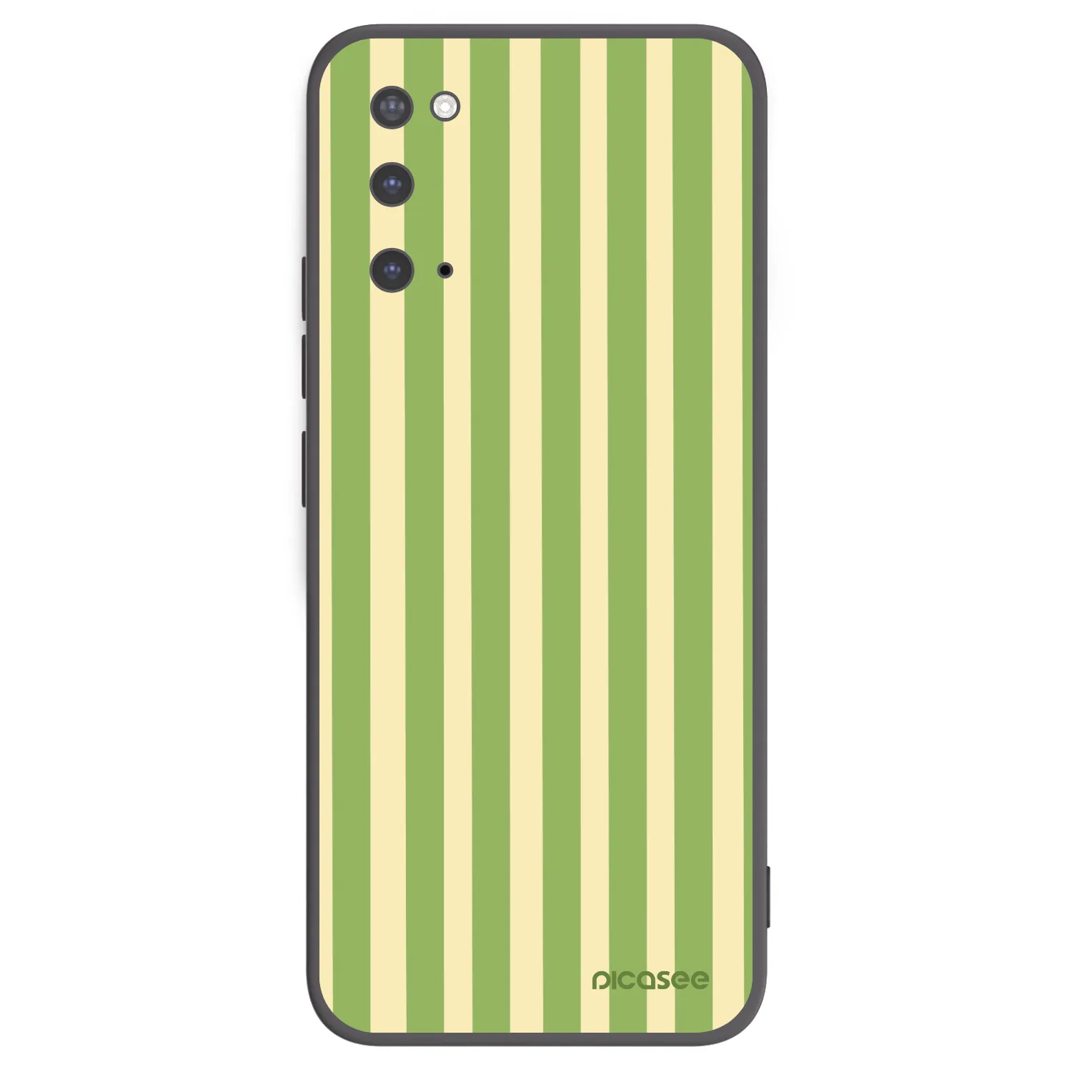 Picasee silikonski črni ovitek za Samsung Galaxy S20 G980F - Lines Matcha