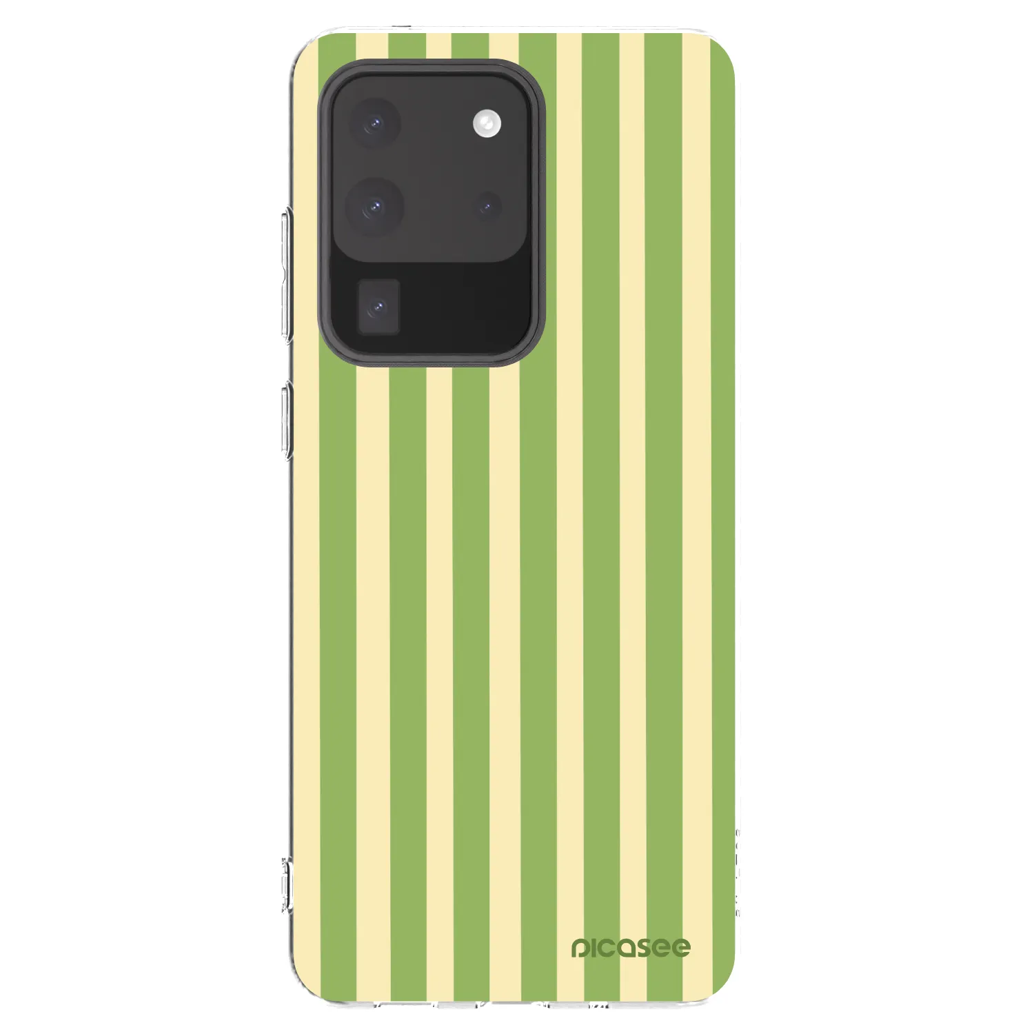 Picasee silikonski prozorni ovitek za Samsung Galaxy S20 Ultra 5G G988F - Lines Matcha
