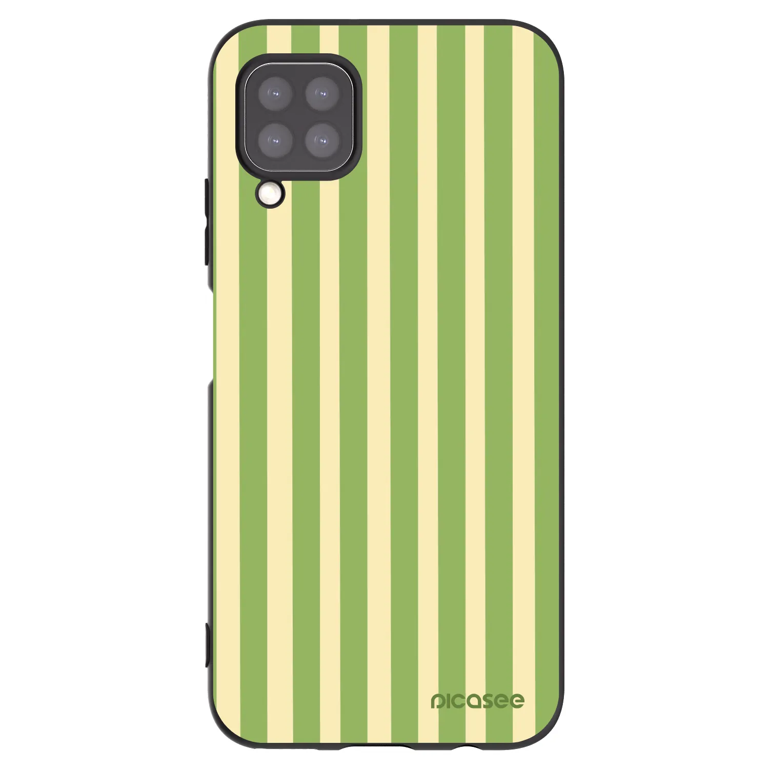 Picasee silikonski črni ovitek za Huawei P40 Lite - Lines Matcha