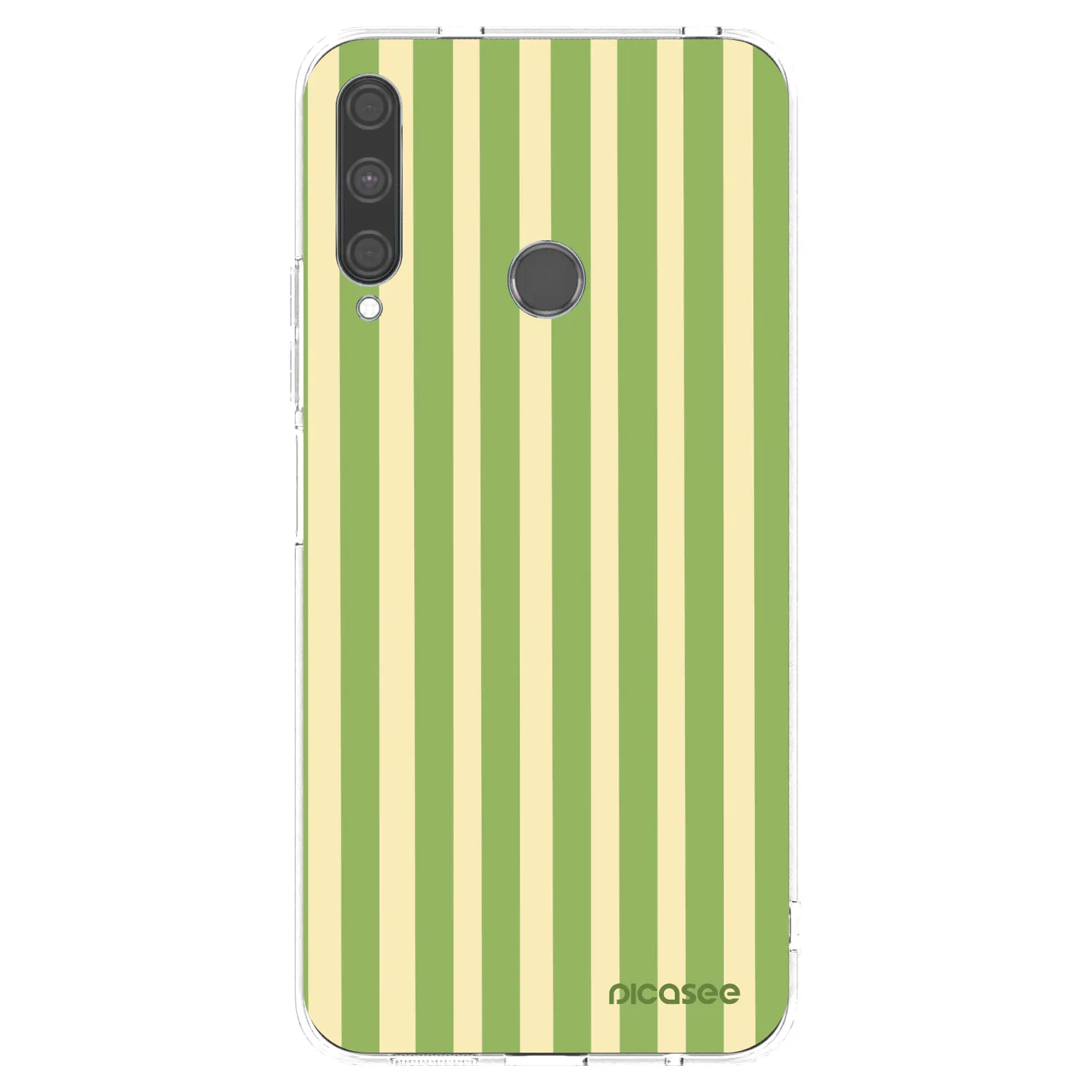 Picasee silikonski prozorni ovitek za Huawei P40 Lite E - Lines Matcha
