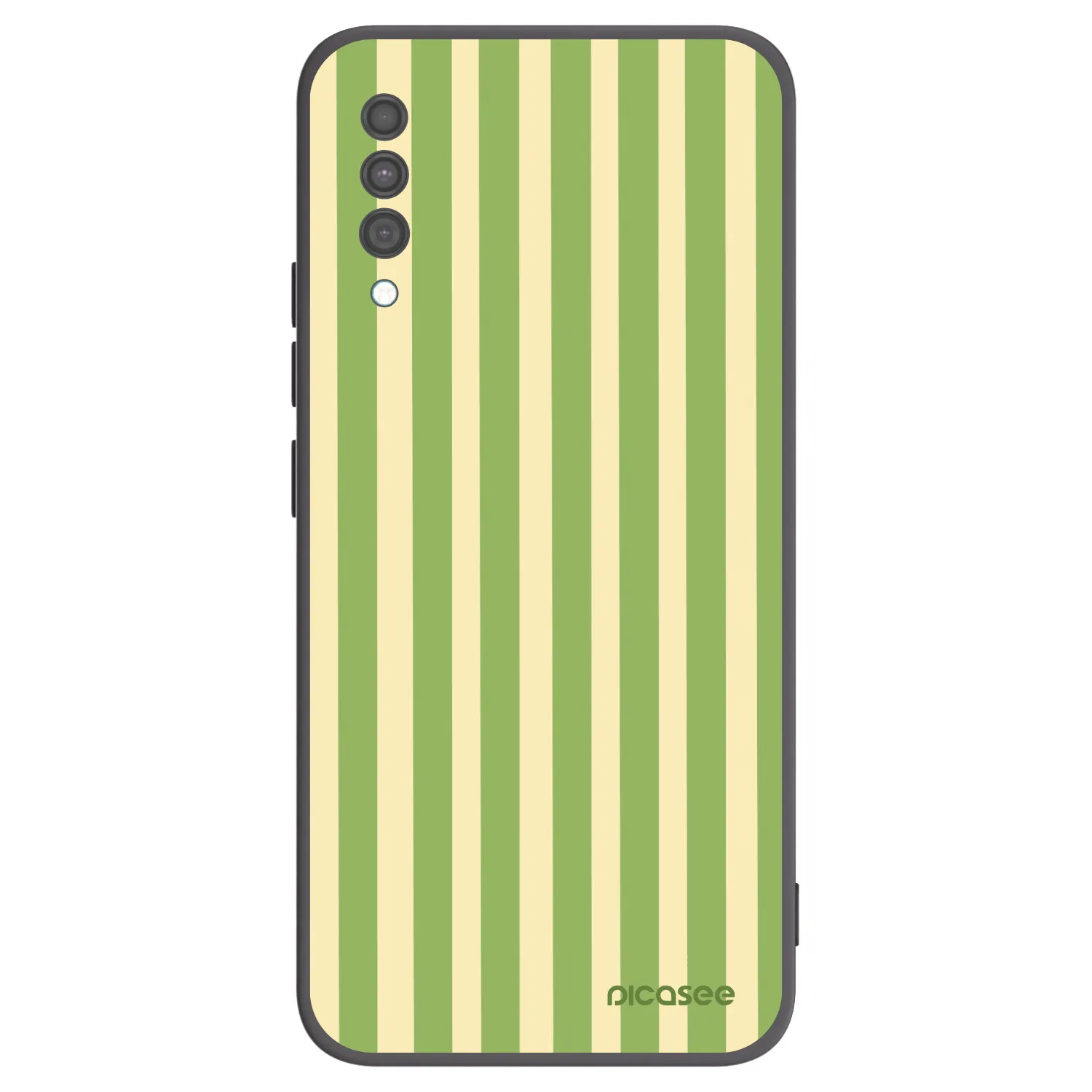 Picasee silikonski črni ovitek za Samsung Galaxy A30s A307F - Lines Matcha