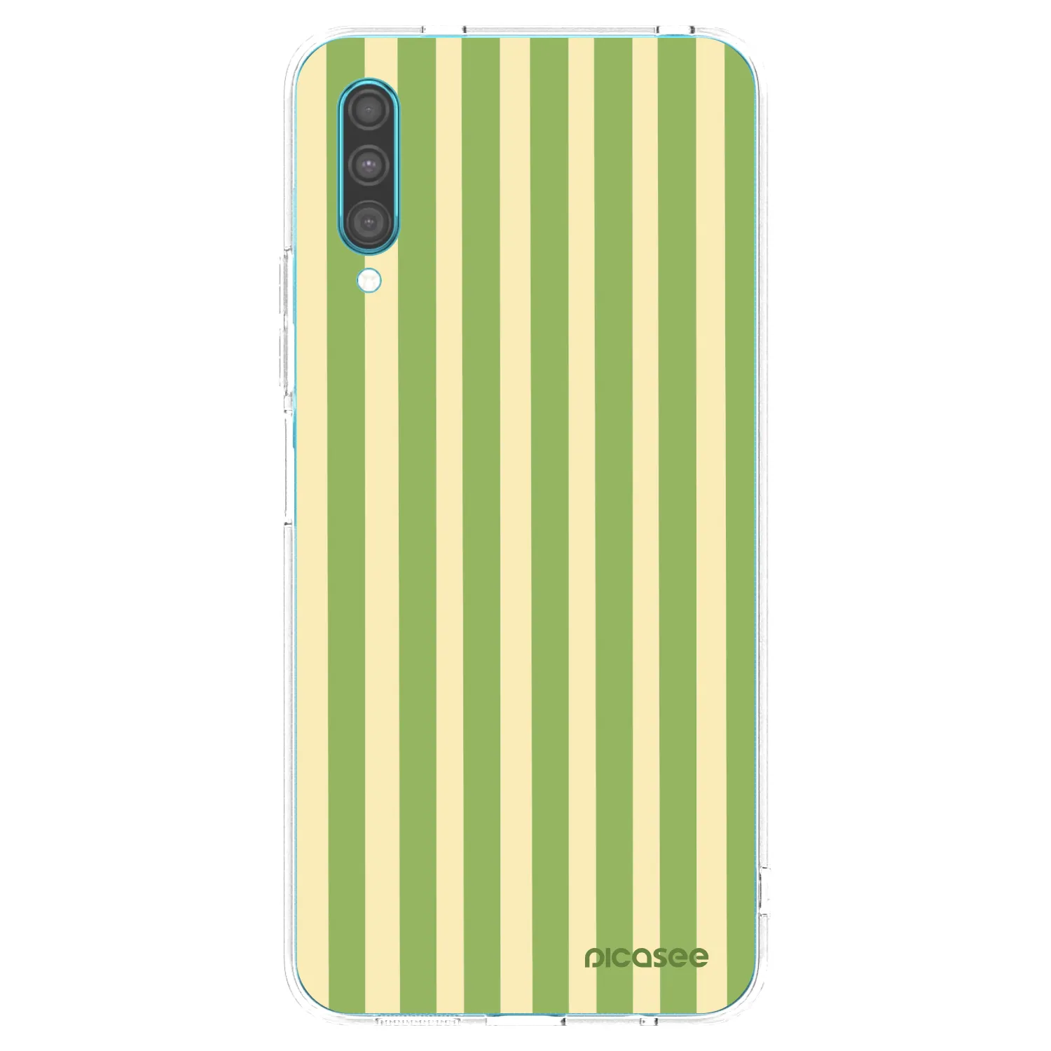 Picasee silikonski prozorni ovitek za Samsung Galaxy A30s A307F - Lines Matcha