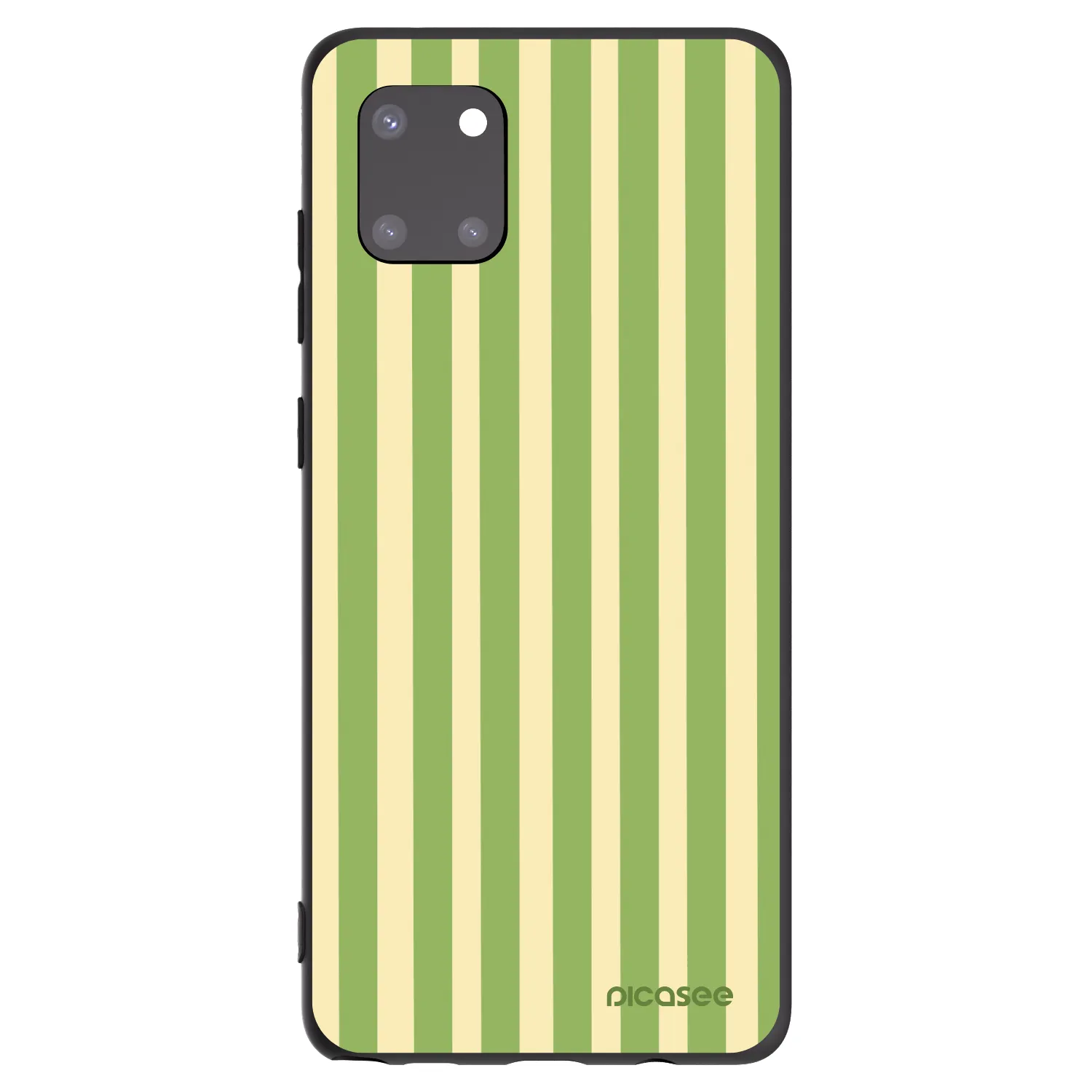 Picasee silikonski črni ovitek za Samsung Galaxy Note 10 Lite N770F - Lines Matcha
