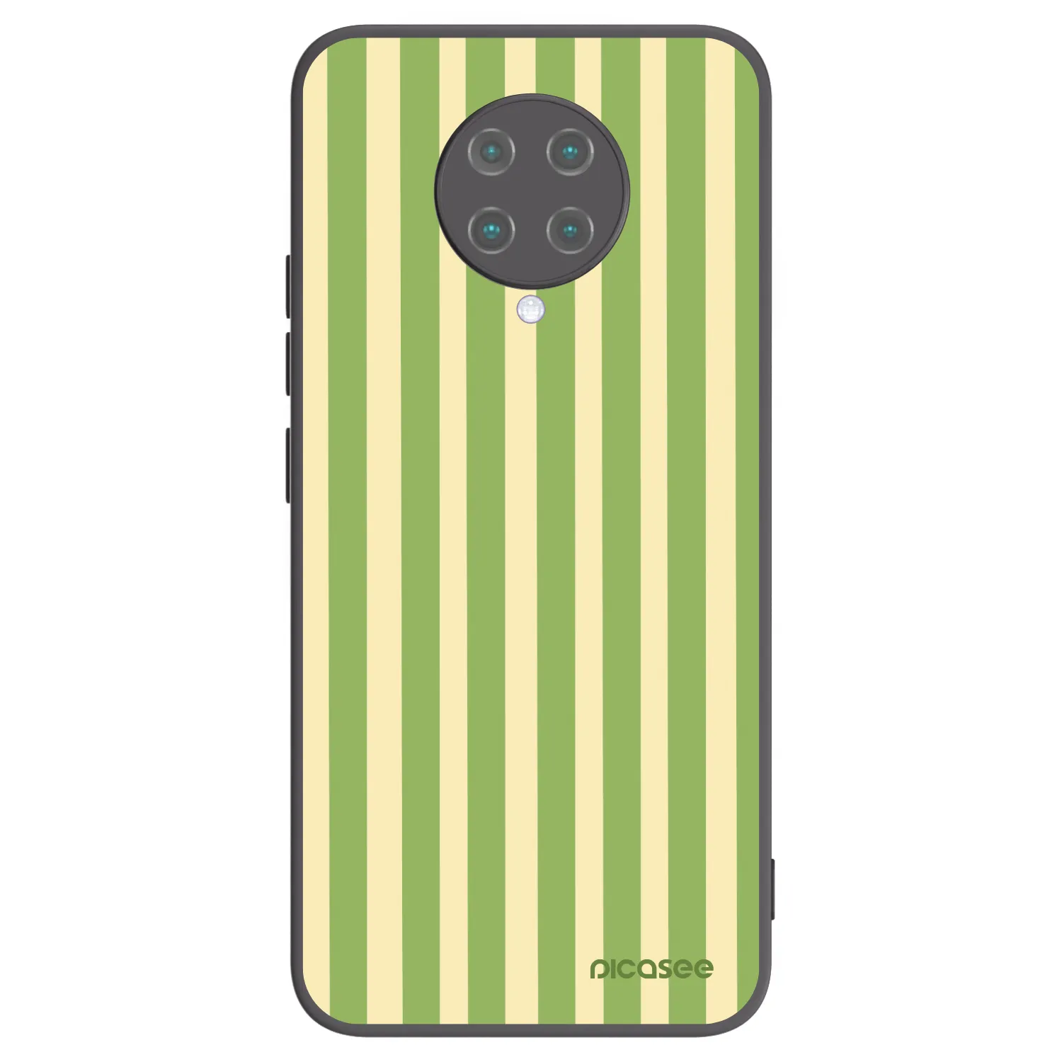 Picasee silikonski črni ovitek za Xiaomi Poco F2 Pro - Lines Matcha