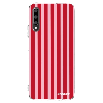 Picasee silikonski prozorni ovitek za Honor 9X Pro - Lines red