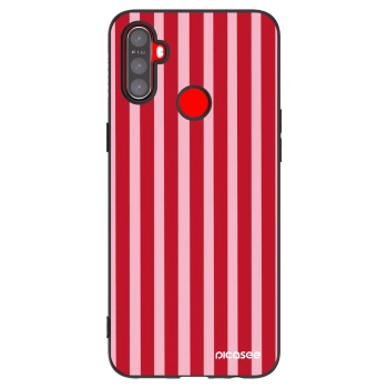 Ovitek za Realme C3 - Lines red