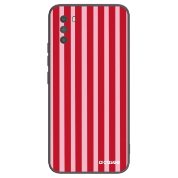Picasee silikonski črni ovitek za Xiaomi Poco M3 - Lines red