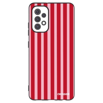 Picasee silikonski črni ovitek za Samsung Galaxy A32 5G A326B - Lines red