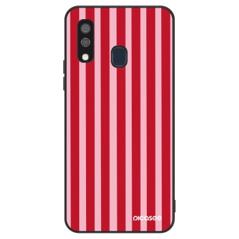 Ovitek za Samsung Galaxy A40 A405F - Lines red