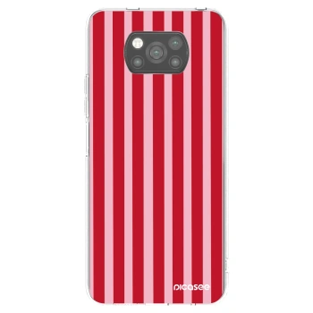 Picasee silikonski črni ovitek za Xiaomi Poco X3 Pro - Lines red