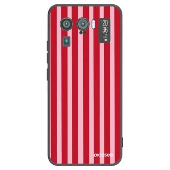 Picasee silikonski črni ovitek za Xiaomi Mi 11 Ultra - Lines red