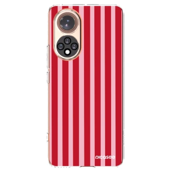 Picasee silikonski prozorni ovitek za Huawei Nova 9 - Lines red