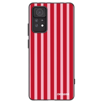 Picasee silikonski črni ovitek za Xiaomi Redmi Note 11 Pro 5G - Lines red