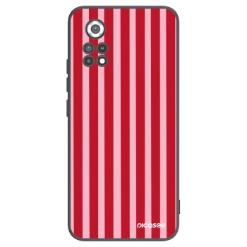 Picasee silikonski črni ovitek za Xiaomi Poco X4 Pro 5G - Lines red