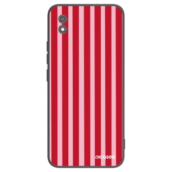 Picasee silikonski črni ovitek za Realme C11 (2021) - Lines red