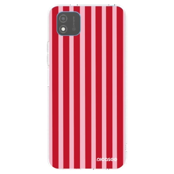 Picasee silikonski prozorni ovitek za Realme C11 (2021) - Lines red