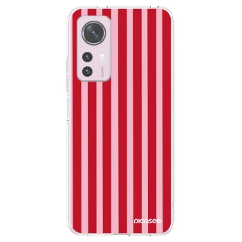 Picasee silikonski prozorni ovitek za Xiaomi 12 - Lines red