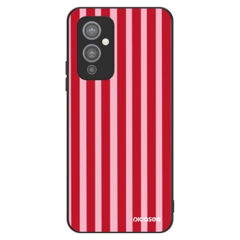 Ovitek za OnePlus 9 - Lines red