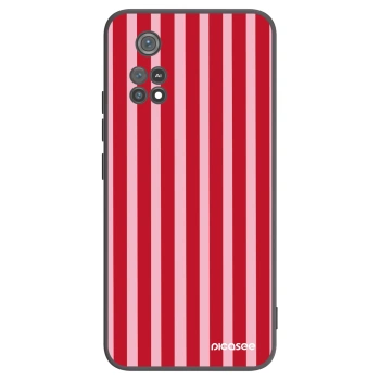 Picasee silikonski črni ovitek za Xiaomi Poco M4 Pro - Lines red