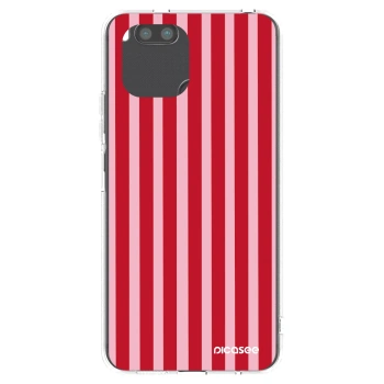 Picasee silikonski prozorni ovitek za Xiaomi Redmi A1 - Lines red