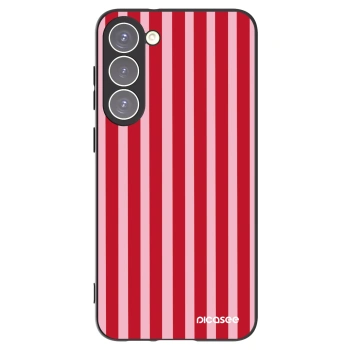 Picasee silikonski črni ovitek za Samsung Galaxy S23+ 5G - Lines red