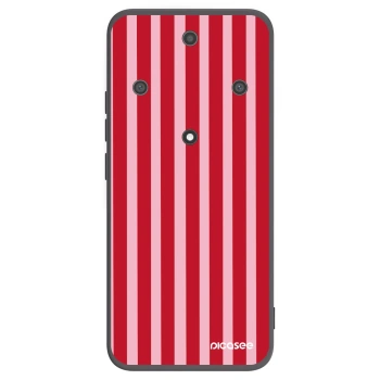 Picasee silikonski črni ovitek za Honor Magic5 Lite 5G - Lines red