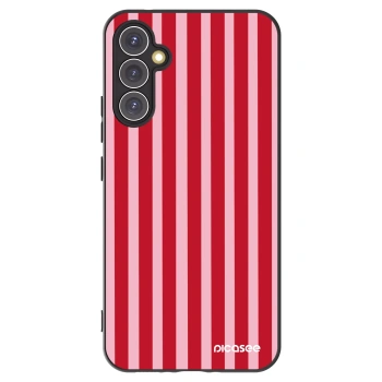 Picasee silikonski črni ovitek za Samsung Galaxy A34 5G A346B - Lines red