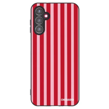 Picasee silikonski črni ovitek za Samsung Galaxy A14 5G A146P - Lines red