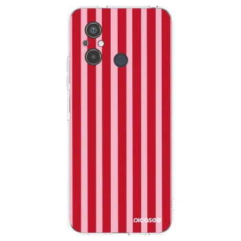 Picasee silikonski prozorni ovitek za Xiaomi Redmi 12C - Lines red