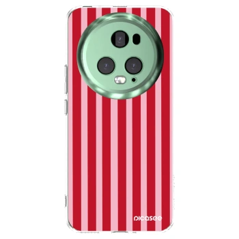 Picasee silikonski prozorni ovitek za Honor Magic5 Pro - Lines red