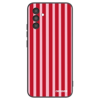 Picasee silikonski črni ovitek za Samsung Galaxy A04s A047F - Lines red