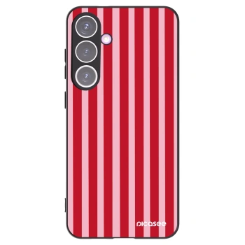 Picasee silikonski črni ovitek za Samsung Galaxy S24+ S926B 5G - Lines red