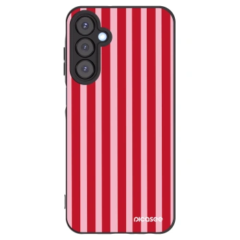 Picasee silikonski črni ovitek za Samsung Galaxy A25 A256B 5G - Lines red