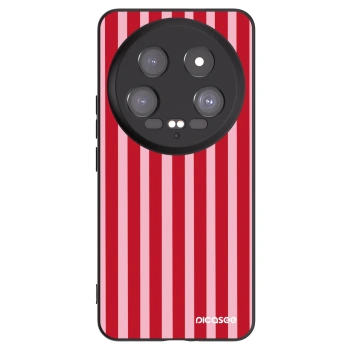 Picasee silikonski črni ovitek za Xiaomi 14 Ultra - Lines red