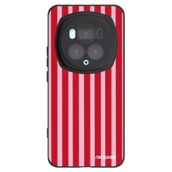 Picasee silikonski črni ovitek za Honor Magic6 Pro - Lines red