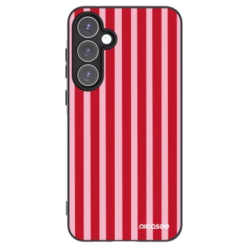 Picasee silikonski črni ovitek za Samsung Galaxy A55 5G A556B - Lines red