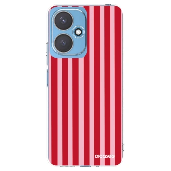 Picasee silikonski prozorni ovitek za Xiaomi Redmi 13C 5G - Lines red