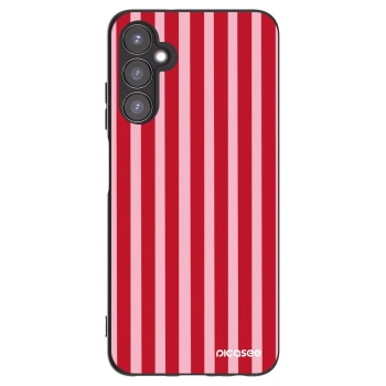 Picasee silikonski črni ovitek za Samsung Galaxy A05s A057G - Lines red