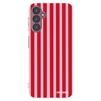 Picasee silikonski prozorni ovitek za Samsung Galaxy A05s A057G - Lines red