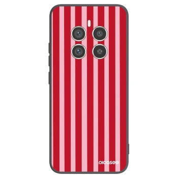 Picasee silikonski črni ovitek za Realme 12 Pro 5G - Lines red