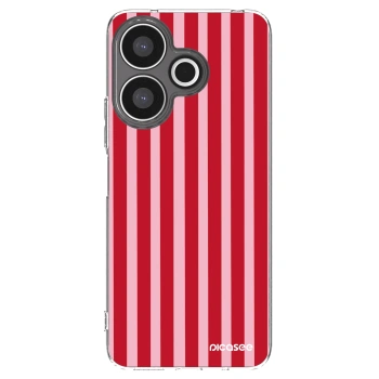 Picasee silikonski prozorni ovitek za Xiaomi Redmi 13 4G - Lines red