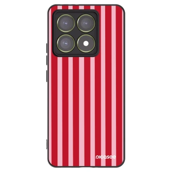 Picasee silikonski črni ovitek za Xiaomi 14T - Lines red