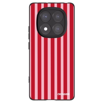 Picasee silikonski črni ovitek za Xiaomi Redmi Note 14 Pro+ 5G - Lines red