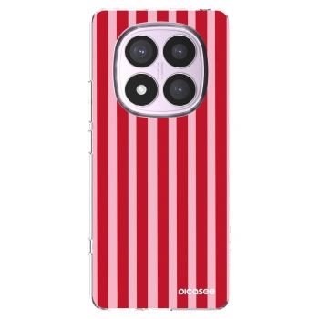 Picasee silikonski prozorni ovitek za Xiaomi Redmi Note 14 Pro 5G - Lines red